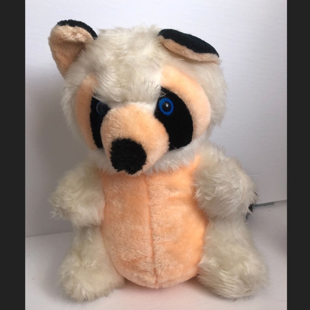 Vintage large ganz bros white raccoon
